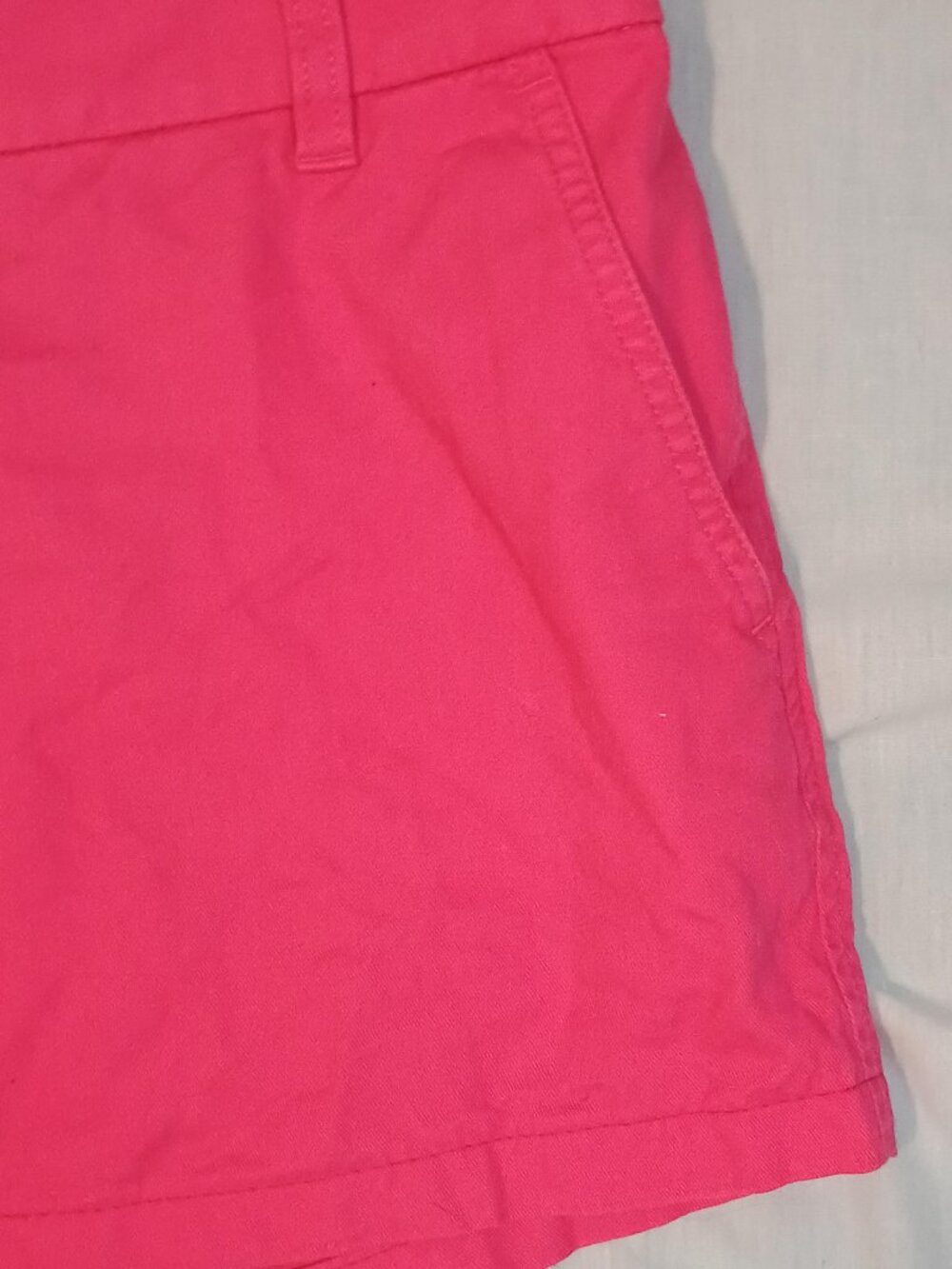 J Crew/Chino Shorts/Womens 4/Pink Broken In Flat Front Preppy Summer Casual Clas - Picture 7 of 8